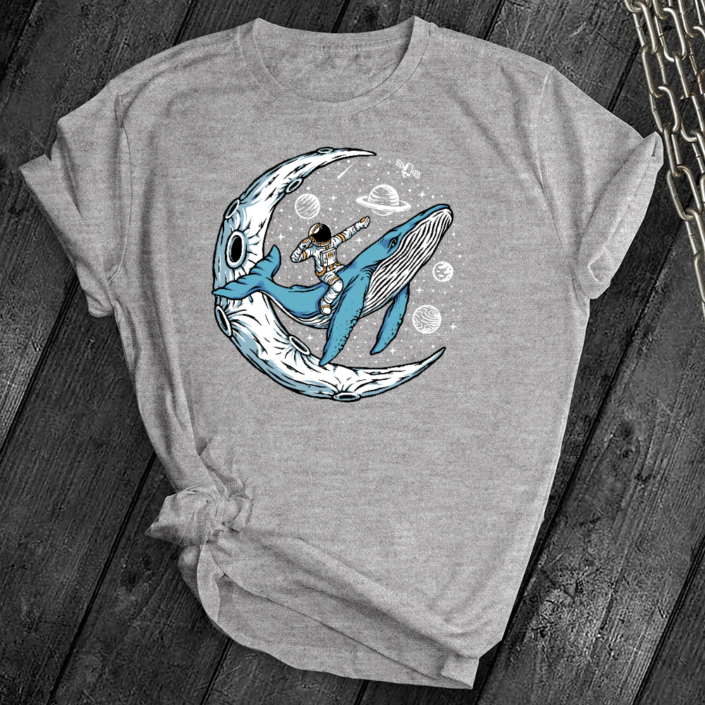 Whale Space Rider Tee