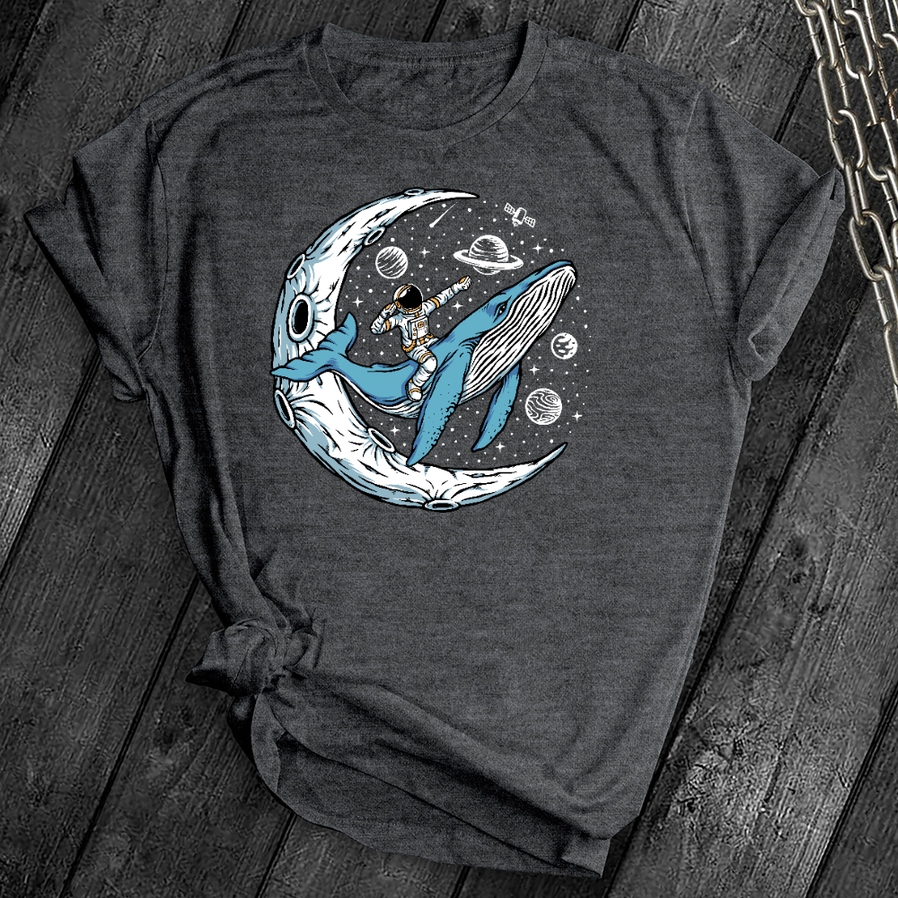 Whale Space Rider Tee