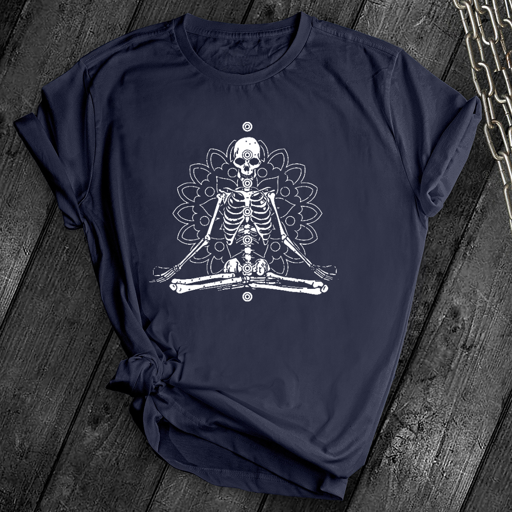 Meditation Skeleton Tee