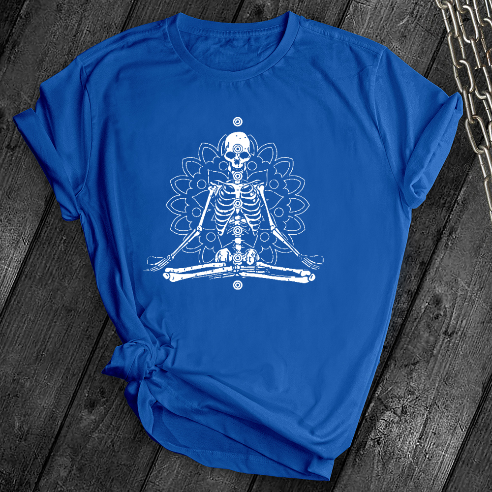 Meditation Skeleton Tee