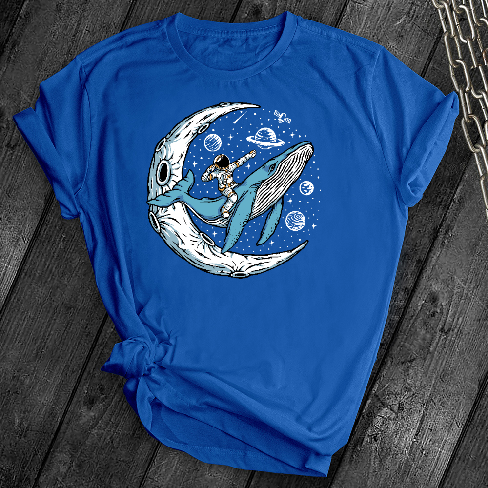 Whale Space Rider Tee